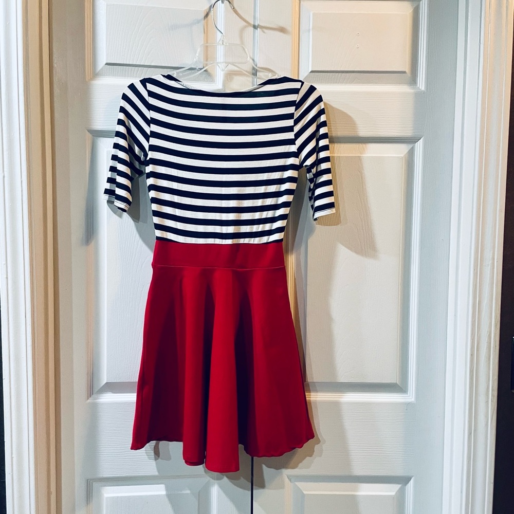 NWT Braves Boutique Red White & Blue Dress - Picture 3 of 6